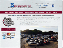 Tablet Screenshot of bmwbrothersinc.com